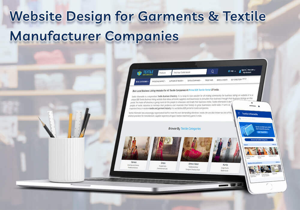 Garment Companies website designing 
