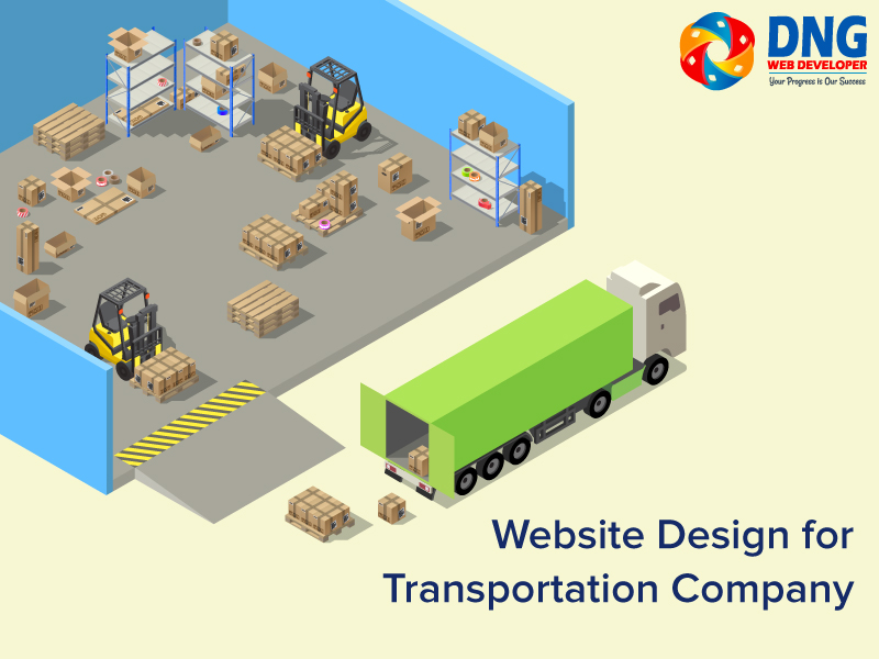 website design for transportation company