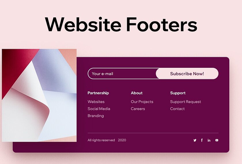 website Footer