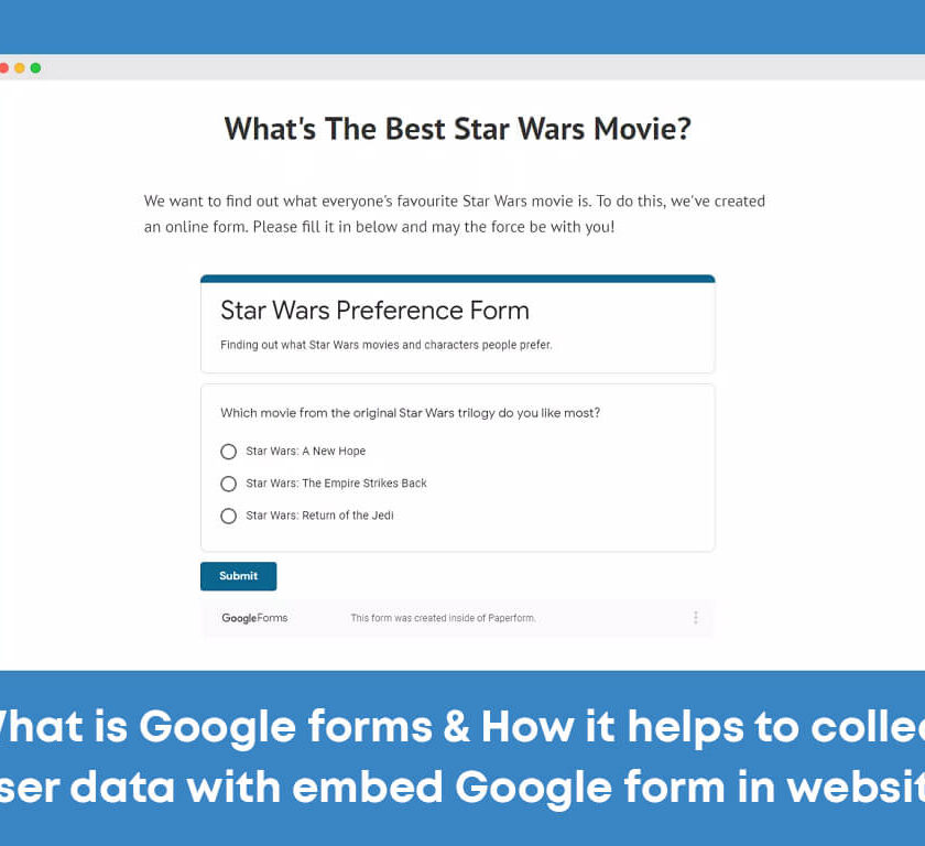 How it helps to collect user data with embed Google forms in website