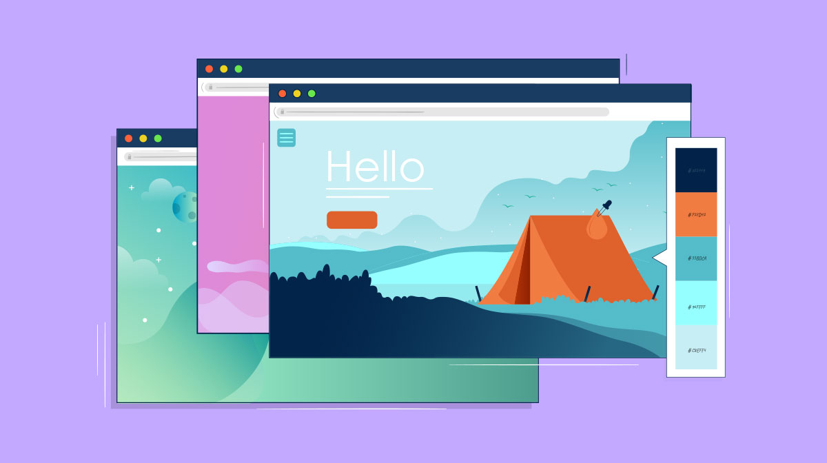Colors Palette for Website Design Colors Palette for Website Design