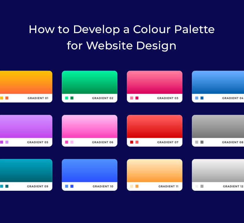 Colour Palette for Website Design