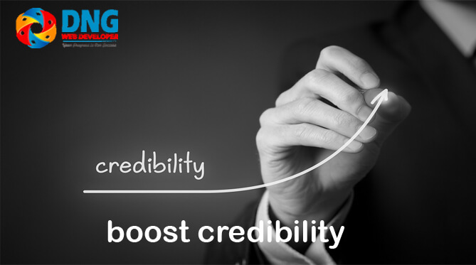 boost credibility