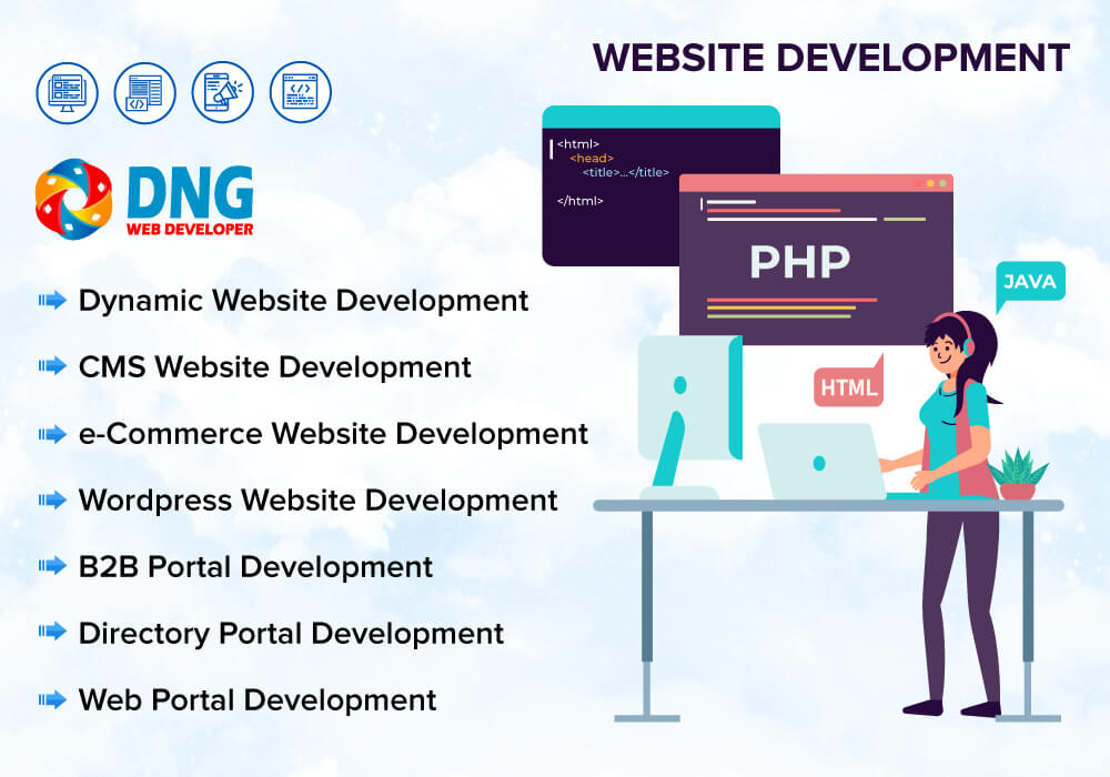 Website Development Services In Ahmedabad Offer By Dng Web Developer