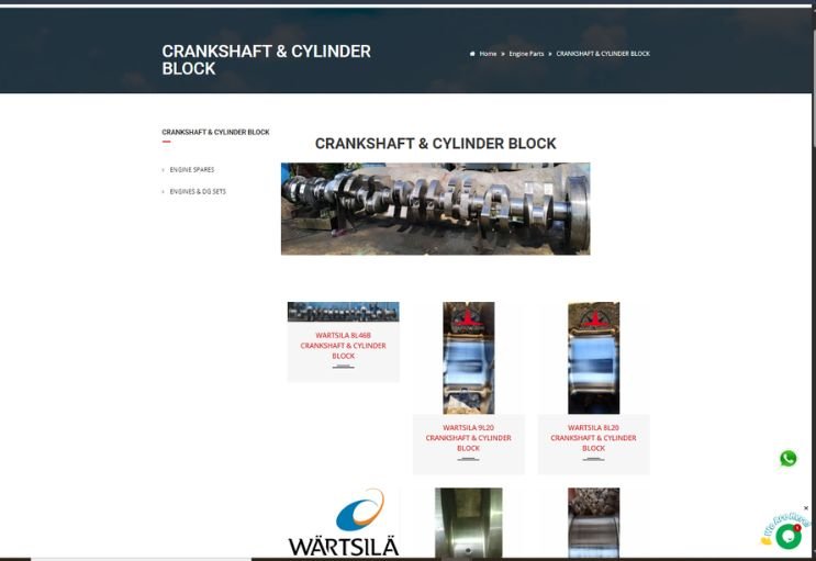 Ababil Marine website screenshot 2 - inner page of corporate website